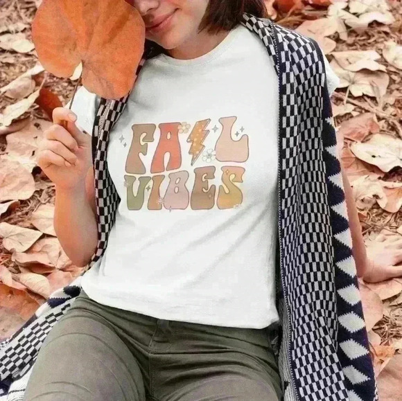 Nataly thyme fall vibes tee shirt - Picture 2 of 2